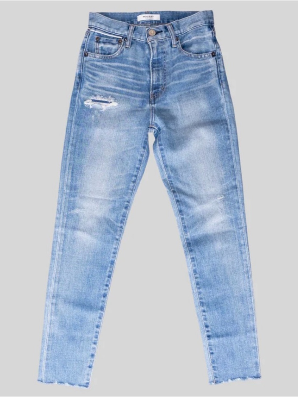 Moussy Vintage Light Blue Washed Jeans